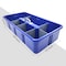 American Built Pro Pro-Grade Tool Tote, Polyethylene, Blue, 25 in W x 13-1/2 in D x 6-1/2 in H T1075 P1 BLU - alternate 2